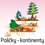 Poličky - kontinenty